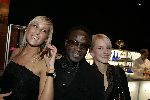 Amsterdam 8 december 2005
VIP avond miljonairs fair in Rai.
Regilio Tuur met vriendin en gsm