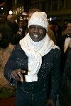 Amsterdam 13 december 2005
Premiere King Kong in Tuschinsky .
Regilio Tuur met  muts