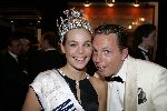 Amsterdam 8 december 2005
VIP avond miljonairs fair in Rai. 
Rob Geus met miss nederland