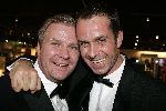Amsterdam 8 december 2005
VIP avond miljonairs fair in Rai. 
Roderick Hilhorst met een vriend