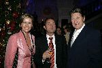 Amsterdam 19 december 2005
Kerst borrel Princess in amstel hotel.
Peter Post met vrouw en Roeland Oltmans