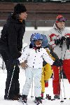 Oberlech 28 december 2005
Linda de Mol op skivakantie met Sander Vahle en Julian en Noah.