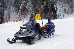 Serfhaus 29 december 2005
skien in Serfaus. Scooter mobiel in sneeuw