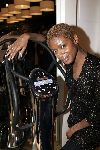 Amsterdam 8 december 2005
VIP avond miljonairs fair in Rai.
Sylvana Simons op power plate