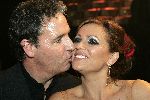 Hoofddorp 12 december 2005
Dancing with the stars met Tatjana met vriend Ewald kussend