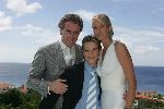 Curacao 30 December 2004
Trouwen Edwin Smulders met Anouk Voorveld hier samen met zijn jongste broer Junior Smulders