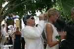 Curacao 30 December 2004
Trouwen Edwin Smulders met Anouk Voorveld 
Anouk met de vigagist Jonathan die ook altijd met Naomi Campbell  samen werkt