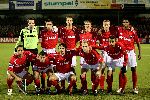 Alkmaar, 23 Februari 2006
UEFA wedstrijd heenronde tussen AZ en Betis Sevilla, eindstand 2-0 en in de verlenging 2-1 waardoor Betis een ronde verder ging Henk Timmer Kew Jaliens, Joris Mathijsen, Barry Opdam en Tim De Cler; Danny Landzaat, Barry v Galen  en Stijn Schaars Tarik Sektioui Shota  Arveladze en Kenneth Perez.