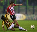 Arnhem, 17 Februari 2006 Kompetitiewedstrijd Vitesse-PSV, eindstand 1-3 Seizoen 2005/2006
Andre Ooijer