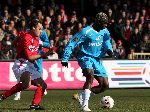 Alkmaar, 26 Februari 2006 Kompetitiewedstrijd AZ-PSV, eindstand 1-2 Seizoen 2005/2006 doelpunten Jan Vennegoor en Kone
Arouna Kone