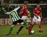 Alkmaar, 23 Februari 2006
UEFA wedstrijd heenronde tussen AZ en Betis Sevilla, eindstand 2-0 en in de verlenging 2-1 waardoor Betis een ronde verder ging Barry v Galen in duel met Rivera
