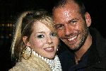 Hilversum 28 januari 2006
Chantal Janzen en Roel Kyvelos na opnames Idols.
