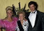Den Haag 28 Juni 1991
Connie Breukhoven ( Vanessa ) met haar moeder en broer