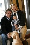Wijk bij Duurstede 26 januari 2006
Anouk Smulders met Edwin Smulders en Max.