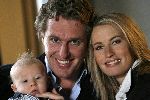 Wijk bij Duurstede 26 januari 2006
Anouk Smulders met Edwin Smulders en Max Smulders.