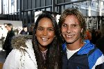 Amsterdam 30 januari 2006
Presentatie nieuwe t shirts dutchy puppy met Bridget Maasland.
Jamie di-rect met vriendin Elize