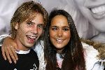 Amsterdam 30 januari 2006
Presentatie nieuwe t shirts dutchy puppy met Bridget Maasland.
Jamie di-rect met vriendin Elize