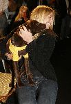 Amsterdam 28 januari 2006
sieraden en accecoires beurs in Rai.
Ellemieke Vermolen met hond Bo
