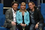 Hilversum 28 januari 2006
opnames idols in studio 21.
Henkjan Smits Eric v Tijn en Jerney Kaagman