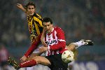 Arnhem, 17 Februari 2006 Kompetitiewedstrijd Vitesse-PSV, eindstand 1-3 Seizoen 2005/2006
 Jan Vennegoor of Hesselink
