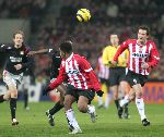 Eindhoven, 21 Februari 2006 Eerste ronde Knock-out Champions league Seizoen 2005/2006 PSV-Olympique Lyon
Jefferson Farfan