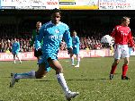 Alkmaar, 26 Februari 2006 Kompetitiewedstrijd AZ-PSV, eindstand 1-2 Seizoen 2005/2006 doelpunten Jan Vennegoor en Kone
Jefferson Farfan