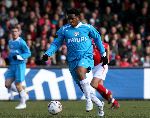Alkmaar, 26 Februari 2006 Kompetitiewedstrijd AZ-PSV, eindstand 1-2 Seizoen 2005/2006 doelpunten Jan Vennegoor en Kone
Jefferson Farfan