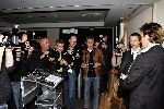 Bussum 20 januari 2006
John de Mol Jr gekozen tot omroepman van het jaar bij Hotel Jan Tabak. met de fotograferende pers
