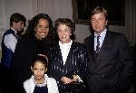 Amsterdam, 23April 1992
Patty Brard met haar nieuwe vriend Eric Peute en schoonmoeder
en dochter Priscilla Brard