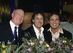 Hilversum, 15 Februari 1999 Gouden Harpen
Roy Beltman samen met John Ewbank en Marco Borsato
Foto Peter Smulders BV
