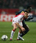 Amsterdam, 22 Februari 2006 Champions League 1e ronde na voorrondes Seizoen 2005/2006 AJAX-Internationale, Eindstand 2-2 Thomas Vermaelen