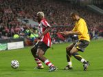 Eindhoven, 20 Februari 2007 Champions Leaguewedstrijd
PSV-FC Arsenal 1e ronde Eindstand 1-0 Seizoen 2006/2007
Arouna Kone in duel met Gael Clichy