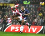 Eindhoven, 23 December 2006 Kompetitiewedstrijd PSV-Willem II, eindstand 4-0 Seizoen 2006/2007
Arouna Kone
Foto: Ronald Otter