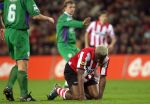 Eindhoven, 24 Februari 2007 Kompetitiewedstrijd PSV-FC Groningen, eindstand 1-0 Seizoen 2006/2007
Arouna Kone