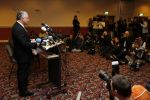 Amsterdam 19 februari 2007
Bram Moszkowicz geeft persconferentie in het Holiday inn waar hij oa vertelt dat hij stopt met de verdediging van Willem Holleeder.
Peter Smulders bv