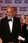 Chamonix 2 februari 2007
Presentatie sieraden lijn van Mont Blanc in Chamonix. Christopher Lee met zijn vrouw Gitte