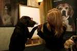 Amsterdam 31 januari 2007
Ellemieke vermolen met haar hond mrs Bo bij presentatie hondenpenning tegen dier proeven.