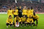 Eindhoven, 20 Februari 2007 Champions Leaguewedstrijd
PSV-FC Arsenal 1e ronde Eindstand 1-0 Seizoen 2006/2007
Elftal van Arsenal met v.l.n.r.: William Gallas, Gilberto, Jens Lehman, Philippe Senderos, Alexander Hleb en Emmanuel Adebayor.
Gehurkt v.l.n.r.: Tomas Rosicky, Thierry Henry, Francesca Fabregas, Gael Clichy en Kolo Toure