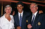 Munchen, 25 Juni 1988 Finale Europees Kampioenschap 1988
Nederland-Rusland met een eindstand van 2-0
Frank Rijkaard bij het feest t.g.v. Het Europees Kampioenschap samen met Dr. Kessel en zijn vrouw
EK 1988