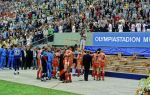 Munchen, 25 Juni 1988 Finale Europees Kampioenschap 1988
Nederland-Rusland met een eindstand van 2-0
Blijdschap met het behalen van het Europees Kampioenschap met o.a. Frank Rijkaard, Joop Hiele, Arnold Muhren, Ronald Koeman, Hans v Breukelen, Erwin Koeman, Berry v Aerle, Adri v Tiggelen, Monne de Wit, 
EK 1988