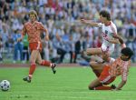 Munchen, 25 Juni 1988 Finale Europees Kampioenschap 1988
Nederland-Rusland met een eindstand van 2-0
Frank Rijkaard en Erwin Koeman