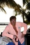 Curacao 7 januari 2007
Gerard Joling met zijn moeder op vakantie op curacao.