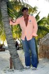 Curacao 7 januari 2007
Gerard Joling met zijn moeder op vakantie op curacao.