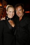 Uitgeest 17 januari 2007
Gerard Joling en Denise Boekhoffbij feest Henk Geels in bobs saloon.