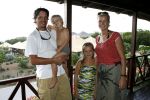 Curacao 3 januari 2006
Irene Moors met haar man Barry en kinderen op vakantie bij Papagayo.