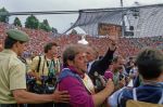 Munchen, 25 Juni 1988 Finale Europees Kampioenschap 1988
Nederland-Rusland met een eindstand van 2-0
Blijdschap met het behalen van het Europees Kampioenschap met o.a. Rinus michels,
Op de voorgrond fotograaf Jan Stappenbeld
EK 1988