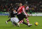 Eindhoven, Kompetitiewedstrijd PSV-AZ, eindstand 2-3
Seizoen 2006/2007
Jefferson Farfan in duel met Kew Jaliens