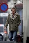 Amsterdam 1 februari 2007
Jeroen Pauw wandelend op straat.