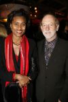 Amsterdam 23 januari 2007
Opening Fashion week in de westergas fabriek. Laetitia Griffith met man