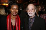 Amsterdam 23 januari 2007
Opening Fashion week in de westergas fabriek. Laetitia Griffith met man